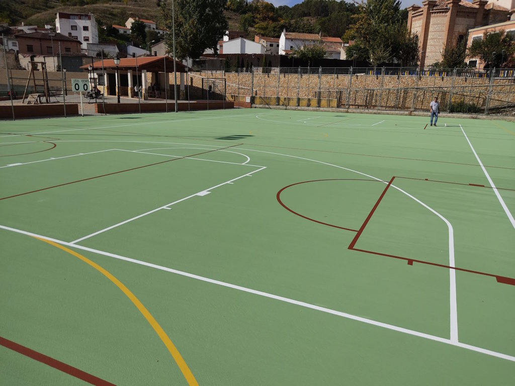 pavimento para pistas deportivas